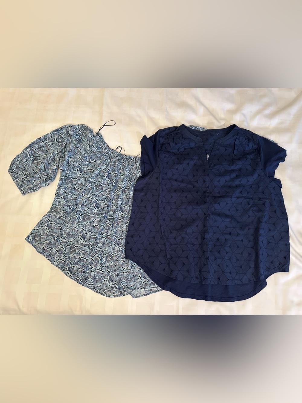 💙💙 Pair of Blue Tops, 2X, St. John’s‎ Bay and Terra & Sky